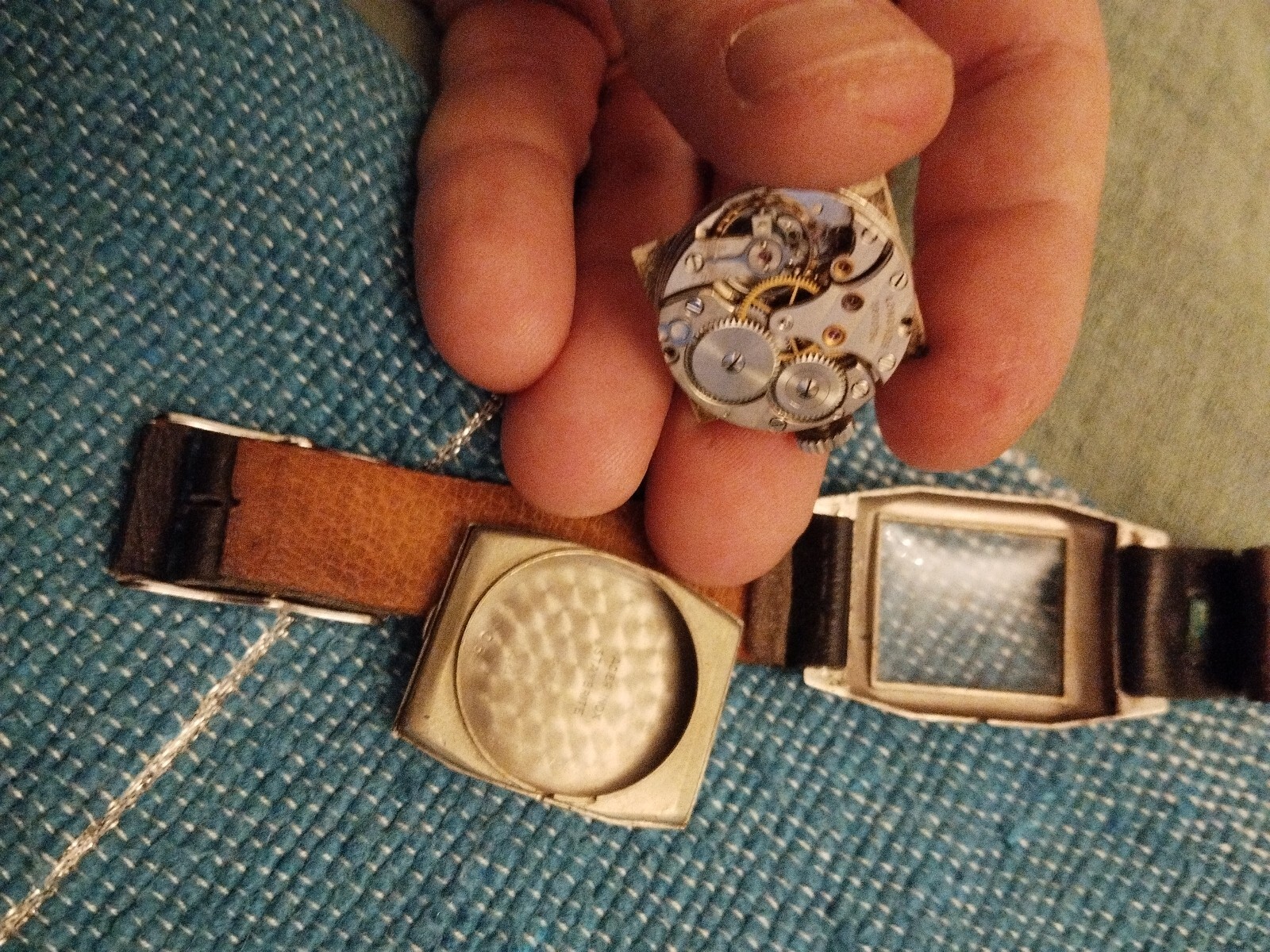 Longines Art Deco Rectangular Mechanical Watch Vi… - image 10