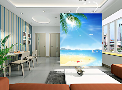 3D Sunny Sea 40005NA Wallpaper Wall Murals Removable Wallpaper Fay