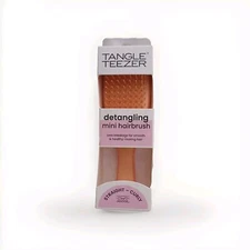 Tangle Teezer Detangling Mini Hairbrush Straight-Curly & Healthy-Looking Hair 