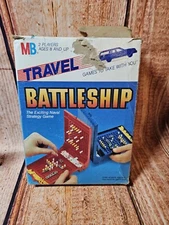 Travel Battleship by Milton Bradley 1986 COMPLETE  - Game #4419 - Vacation Game