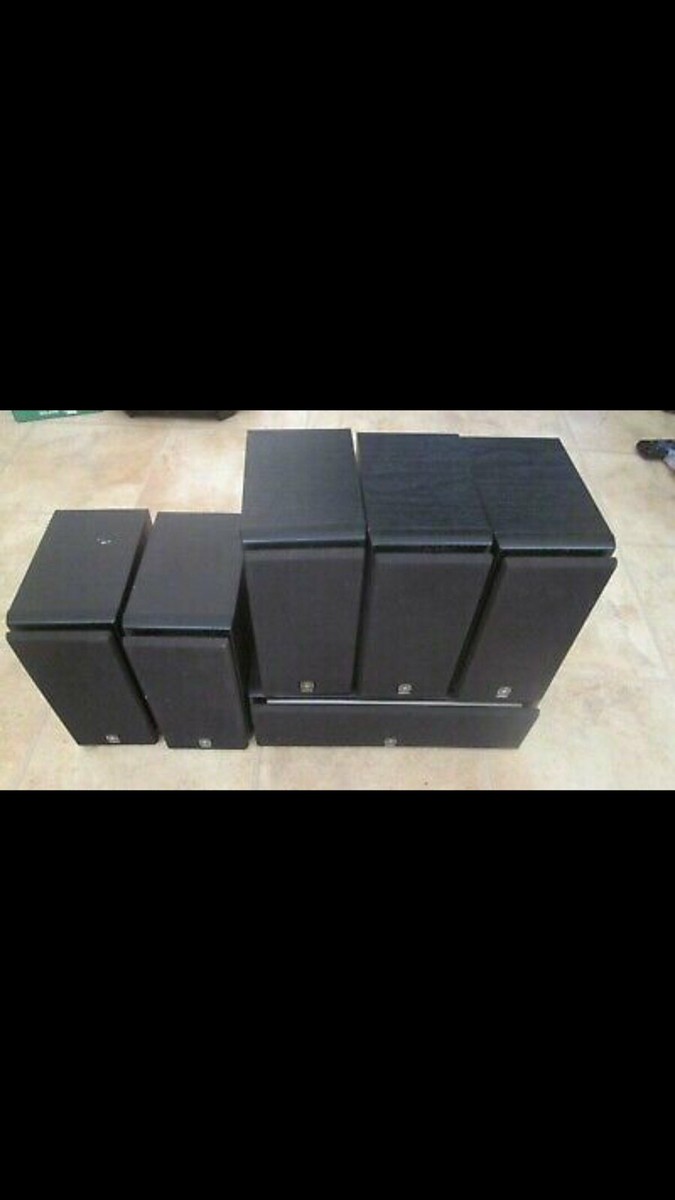 5X Yamaha NX-430P Surround Sound & 1X NX-C430 Center Speaker Piano