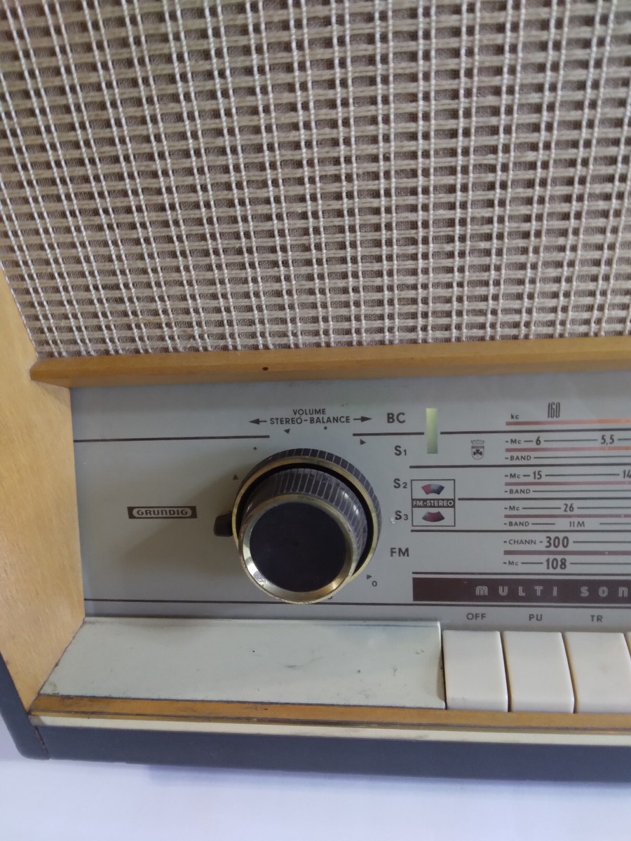 Vintage German Grundig 5490, Konzergerate, Luxury Stereo HIFI Tube