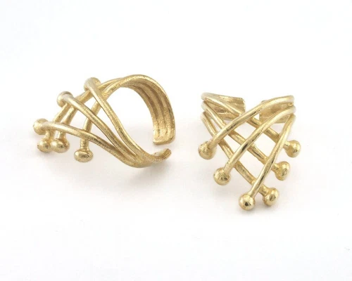Adjustable Ring Raw Brass (18mm 8US inner size) 3300 ring23