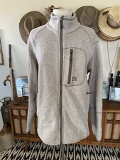 Avalanche Full Zip Mock Neck Fleece Lined Jacket Pockets Women's Size Medium