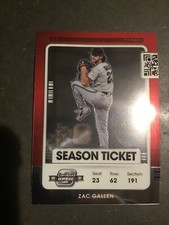 2021 Contenders Baseball Zac Gallen Optic Insert Arizona Diamondbacks 