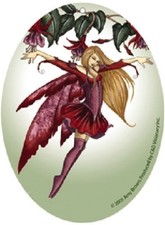 Amy Brown Fushia Fairy Art Image Air Freshener NEW UNUSED SEALED