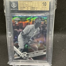 Cody Bellinger 2017 Topps Chrome Negative Refractor #79 RC BGS 10 PRISTINE Yanks
