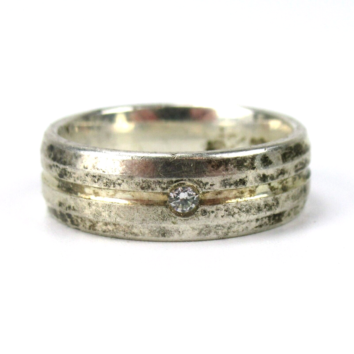 GOLD KRAEMER GmbH Ring aus 925er Sterling Silber Diamant Silver
