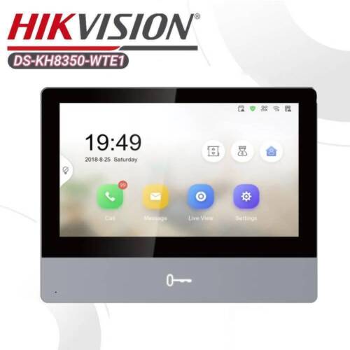 Hikvision DS-KH8350-WTE1 Video Intercom Indoor Station Colorful 7