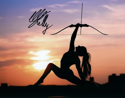 Orissa Kelly Signed 8x10 Photo #188 Archery Contortionist Britain's Got Talent 