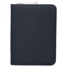 Moderno Woman Inspirational A5 Journal Planner Wiro Bound Navy Blue