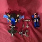 Vintage 1989 Hasbro Transformers G1 Action Masters Starscream Turbo Jet Complete