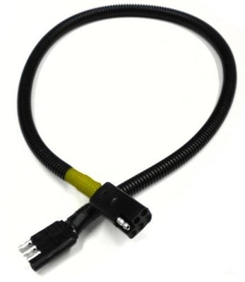 1pc RV Pigtails 4-Way Flat To 6-Way Square Adapter For Damon/Keystone - 48''