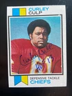 Curley Culp Autographed  1973 Topps Football ROOKIE Card #167 KC Chiefs HOF