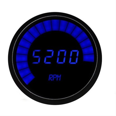 Summit Racing G2981B Tachometer LED 0-9900 rpm 3 3/8 in. Digital Electrical Each