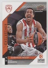 2017-18 Upper Deck Euroleague Exclusives 52/100 Brian Roberts #93 4ta