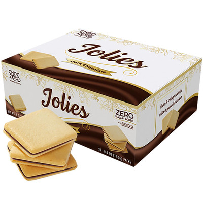 Choczero Chocolate Cookies, Dark Chocolate Jolies   Gluten Free, Sugar Free, 20