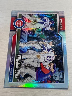 2026 Topps Rainbow Foil Parallel Cubs Team Card Crow Armstrong Suzuki 320
