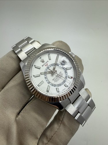 2020 Rolex Skydweller 42mm Stainless Steel Automatic White Dia...