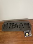 lodge cast iron christmas holiday Cookie biscuit mold 16”x 6” — photo 2