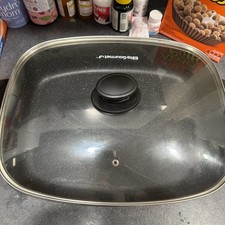 Elite Gourmet Grill EG-6203 Extra Deep 16"x13"x3.2" Scratch Resistant, 10.5Qt