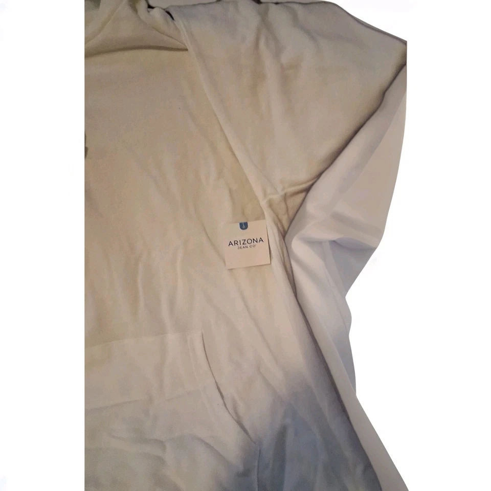 Pulôver com capuz Arizona Jean Company 2x branco.  - Imagem 2 de 2
