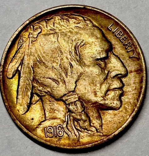 1916 Buffalo Nickel Very Nice Original High Grade Coin!!