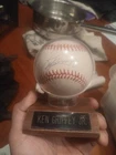 KEN GRIFFEY JR. AUTOGRAPHED BASEBALL and stuim club card not graded but mint