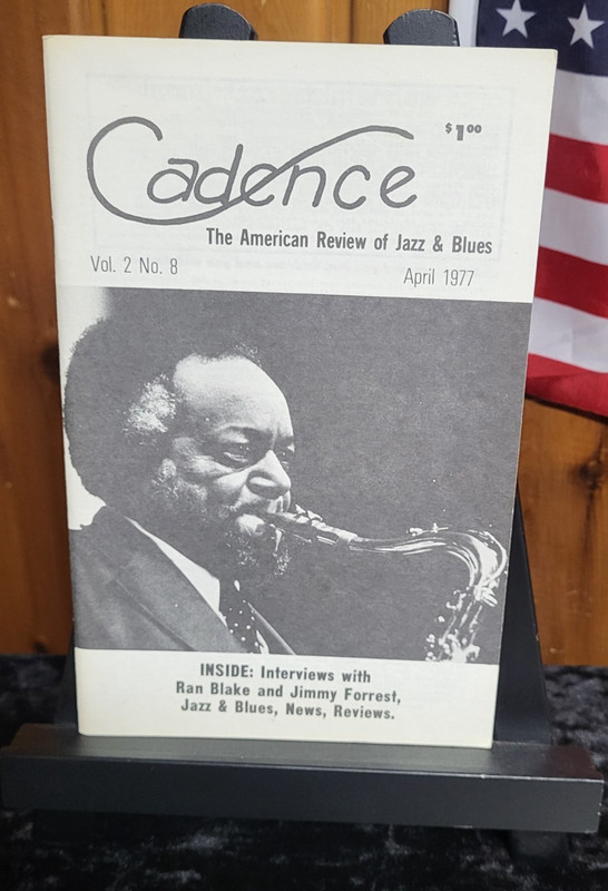 CADENCE magazine April 1977 (Ran Blake & Jimmy Forrest)