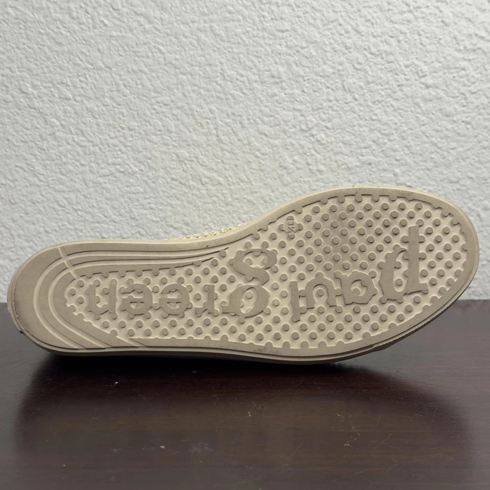 Paul Green Hadley Zapatos Mujer Talla 6 Beige Lago Cuero Tejido Tenis Informales Foto 4 de 4