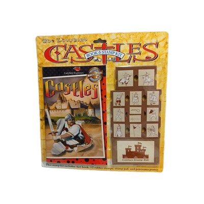 The Ladybirds ''Castles Book & Stamp Kit'' FAST SHIPPING, NEW