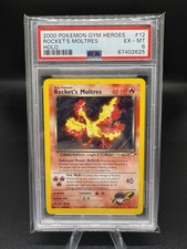 2000 POKEMON GYM HEROES HOLO #12 ROCKET'S MOLTRES PSA 6 on eBay