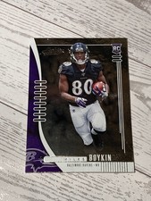 2019 Panini Absolute Football Miles Boykin Rookie Card Baltimore Ravens #129. rookie card picture