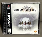 Final Fantasy Tactics PS1 Black Label CIB Tested Working Authentic Complete