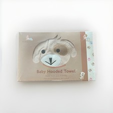 Brand New Brown Puppy Hooded Baby Towel 35 x 35 Inches