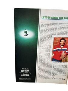 Tanqueray Gin Vintage Print Ad 1986 Alcohol Liquor Advertising Strip