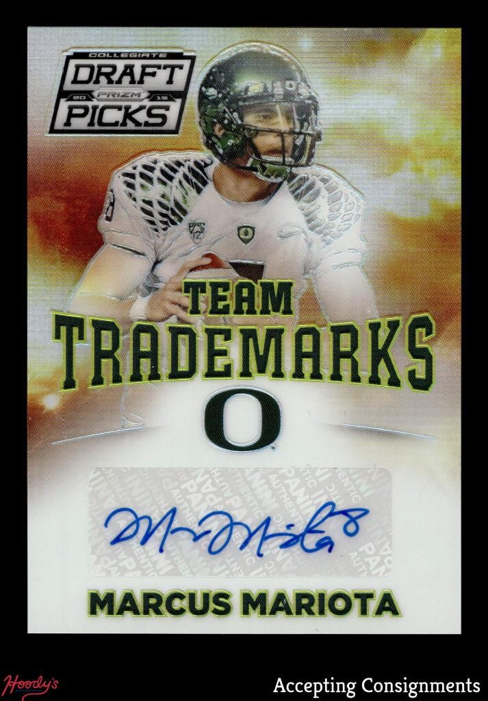 Marcus Mariota Panini Prizm Collegiate Draft Picks Team Trademarks #31 Base