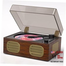 Retro CD Player with Speakers Bluetooth in/Out,Portable CD Players for Home 