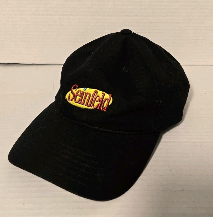 Seinfeld Black Adjustable Snapback Hat Cap (Offic… - image 1