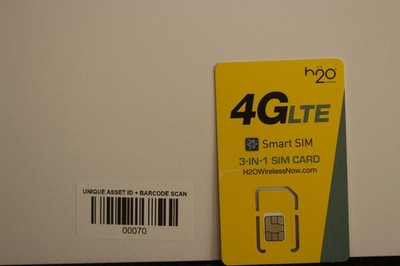 h2o Smart SIM Starter Kit 3-in-1 GSM SIM Card