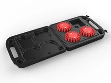 Race Sport    Rs2000r3r    3 Piece Led Disc Flare Emergency Sa