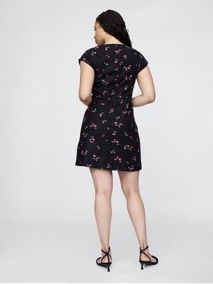 cotton cap sleeve mini dress Dekoda White Cap Sleeve Mini Dress - US 12