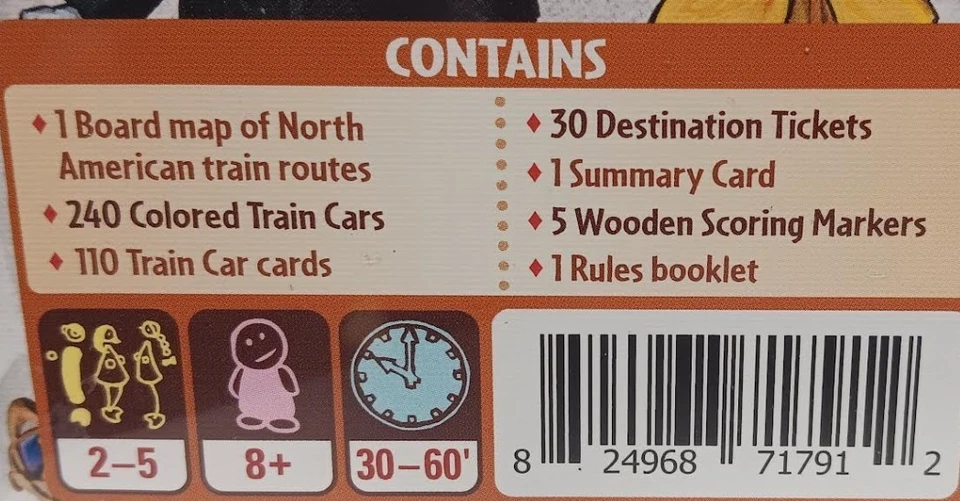 New~Factory Sealed "Days of Wonder~Ticket To Ride" Train Adventure Board Game - Image 4 of 4