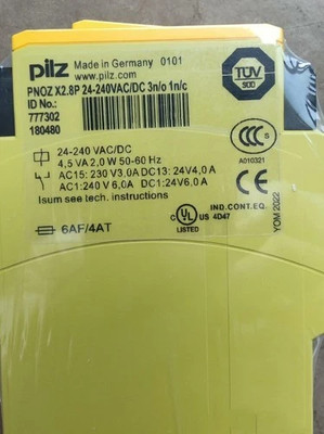 1PC New PiIZ 777302 X2.8P 24-240VAC brand new safety relay