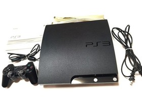 PlayStation 3 PS3 console Black with manual and cables