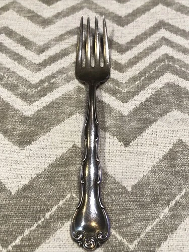 GORHAM STERLING SILVER RONDO PATTERN 6 1/2" SALAD FORK 36 GRAMS