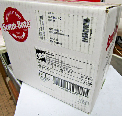  25) SCOTCH-BRITE SE 7 X NH SURFACE CONDITIONING DISC SE-DH, A/O FINE BOX OF 25