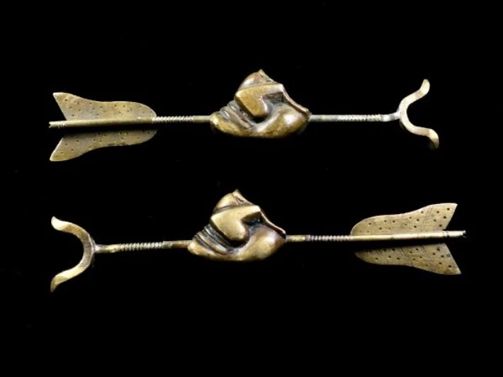 黄铜古董日本刀镡| eBay