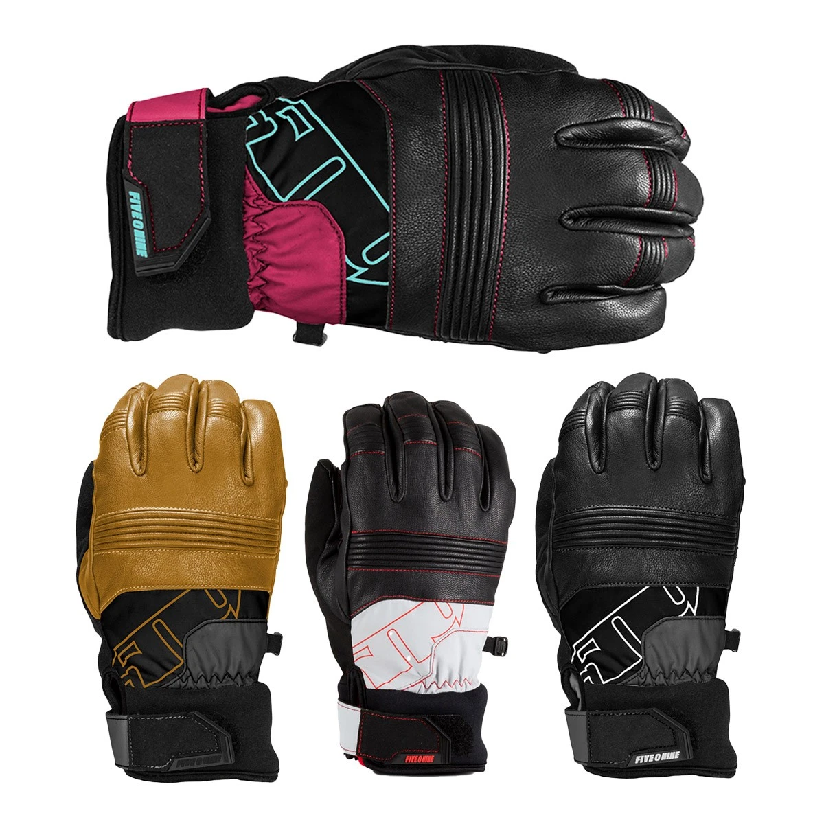 509 Free Range Low-Profile, Waterproof/Breathable Snowmobiling Gloves