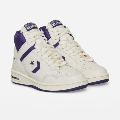 CONVERSE WEAPON MEN'S 11.5 MID LEATHER MAGIC JOHNSON LA LAKERS